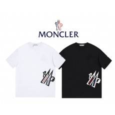몽클레어 밑단로고 반팔티