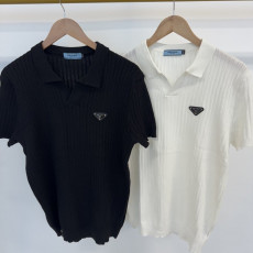 프라다 25 s/s 카라 니트