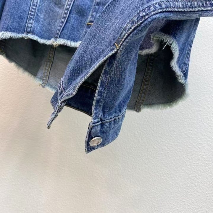 지방시 자수로고 청자켓