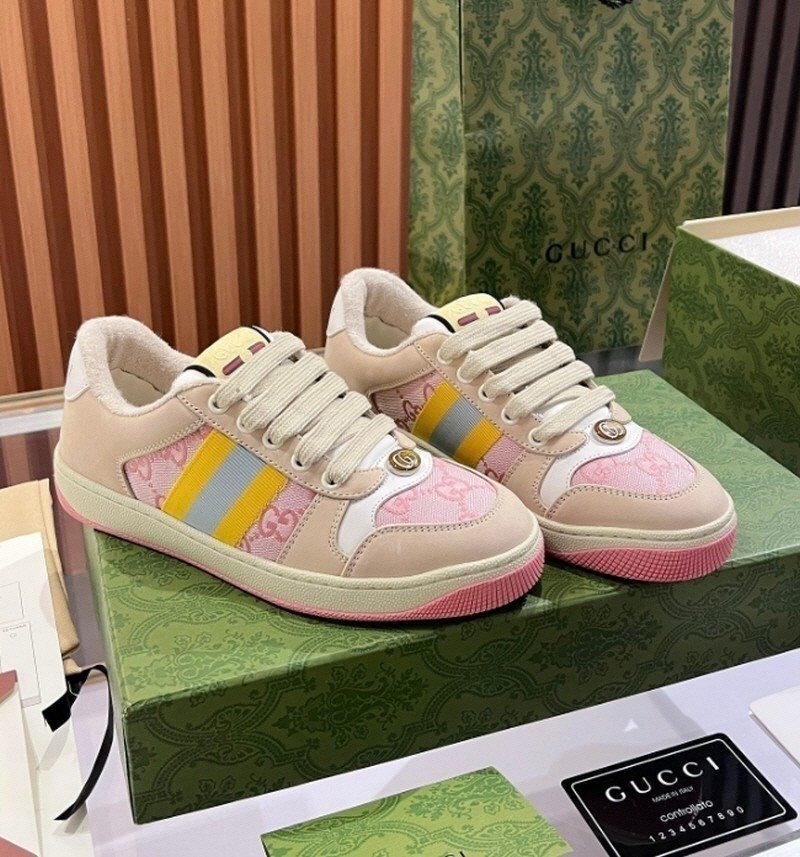 구찌 GG 로고 스크리너 여성 스니커즈 (풀박스구성)