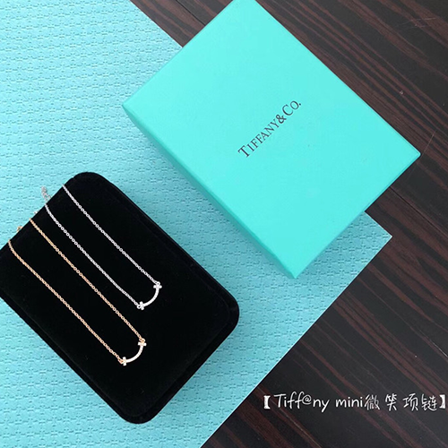 티파* 스마일 펜던트 목걸이 미니