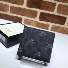  구* 타이거 프린트 남성용 반지갑 guw0026.size(11cm).블랙