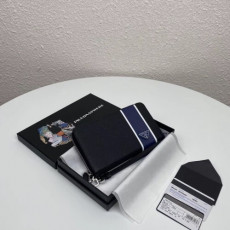  2020 saffiano mens zip round wallet, 2ml028 - 프라* 2020 사피아노 남성용 지퍼 라운드 장지갑,praw0172,20cm.블랙블루,네이비그린