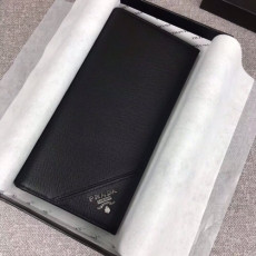 프라* 사피아노 장지갑 블랙,네이비