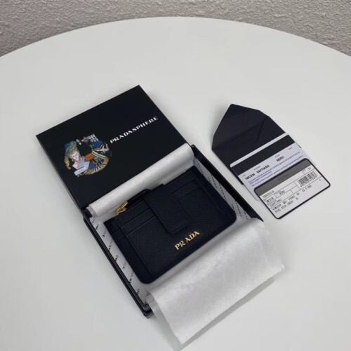  프라* 사피아노 saffiano ladies card purse, 1mc038 - 프라* 2020 사피아노 여성용 카드 퍼스,praw0165,12cm.색상5가지
