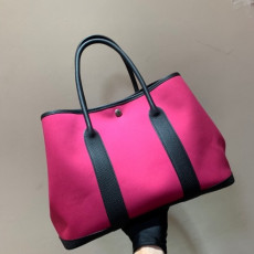 에르메* 가든파티30 로즈 아잘리 캔버스 블랙 네곤다