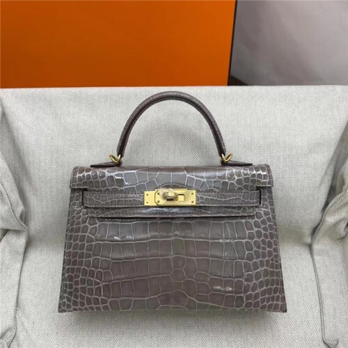hermes 에르메* 미니 켈리백 19cm 오리지날 악어가죽사용 (100%수작업) h607781