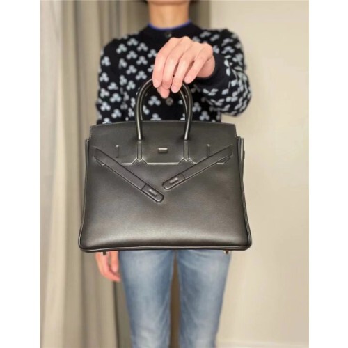 hermes에르메* shadow 버킨백 25cm 스위프트