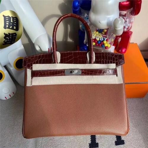 hermes 에르메* 버킨 touch 오리지날 토고+악어가죽 정품가죽사용 (100%수작업) h400800
