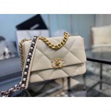  샤* 플랩백 26cm 블랙,화이트,베이지