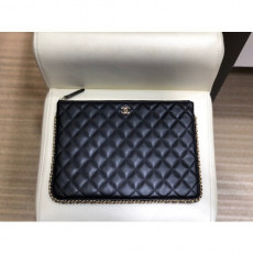  2020 leather clutch bag,28cm - 샤* 2020 레더 클러치백,chab1237,28cm,블랙