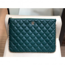  2020 leather clutch bag,28cm - 샤* 2020 레더 클러치백,chab1238,28cm,그린
