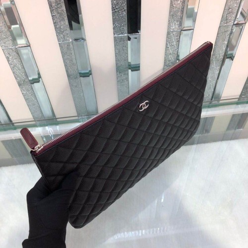  샤* 캐비어 클러치 33cm as1009