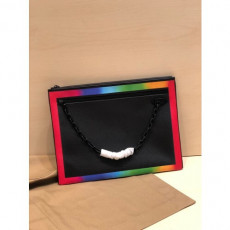  2020 leather clutch ,35.5cm - 루이비* 2020 레더 남여공용 클러치 m44484,loub1714,35.5cm,블랙