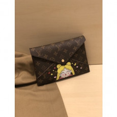  2020 pochette kirigami clutch bag,23cm- 루이비* 2020 포쉐트 키리가미 클러치백,m62034,loub1833,23cm,브라운