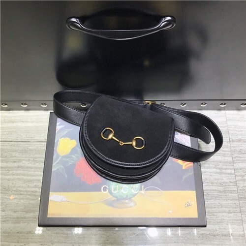 구* 스웨이드 벨트백 384820