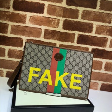  구* fake not 프린트 클러치 636171