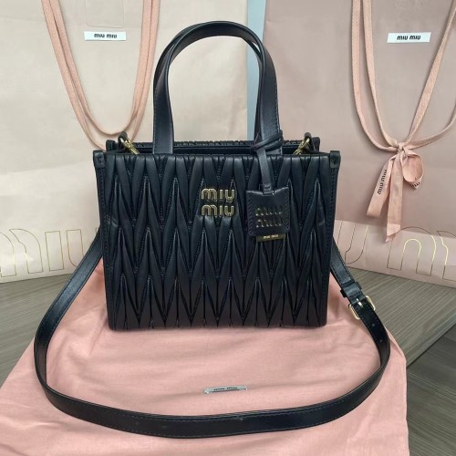 미우미* 5bg263 마테라쎄 탑 핸들 토트백 24cm