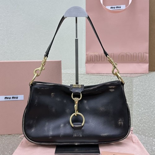 미우미* 컬러드 가죽 숄더백 5514