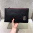  2020 tb leather clutch bag , 27cm - 버버* 2020 tb 남여공용 레더 클러치백 ,burb0400,27cm,블랙