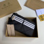  2020 leather clutch bag, 19cm - 버버* 2020 레더 남성용 클러치백 ,burb0441,19cm,블루,그레이,브라운
