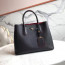  saffiano double tote shoulder bag,33cm - 프라* 사피아노 두블레 여성용 토트 숄더백 ,1bg775-3,33cm,블랙