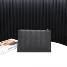  2020 leather clutch bag,30.5cm - 보테* 베네타 2020 레더 남여공용 클러치백, bvb0449,30.5cm블랙