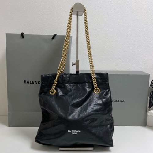 발렌시아* 크러쉬 숄더백 스몰 블랙 742941210