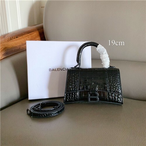 발렌시아* 아워글래스 탑 핸들백 악어무늬 b1060-1