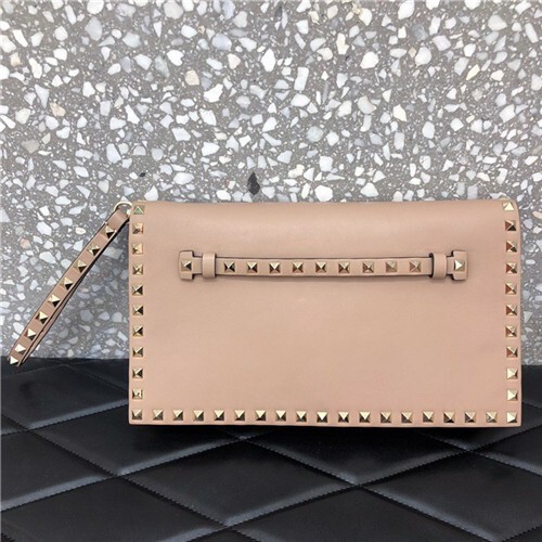 발렌티* 락스터드 스트랩 플랩 클러치백 b0399-2