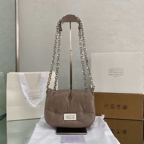 메종 마르지엘* 글램 슬램 체인 숄더백 스몰 3397 베이지