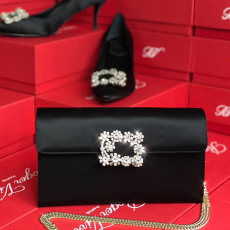roger vivier 로저비비* 플라워 새틴 클러치&숄더 9가지 색상 24cm r30440