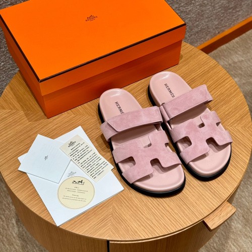 에르메* 시프레 샌들 스웨이드 정품급