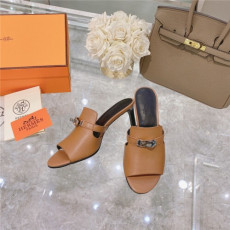 hermes 에르메* 여성용 뮬 샌들 (힐높이6.5cm) h30020