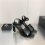  샤* 여성용 샌들 (굽높이7.5cm)(2색상) c90099