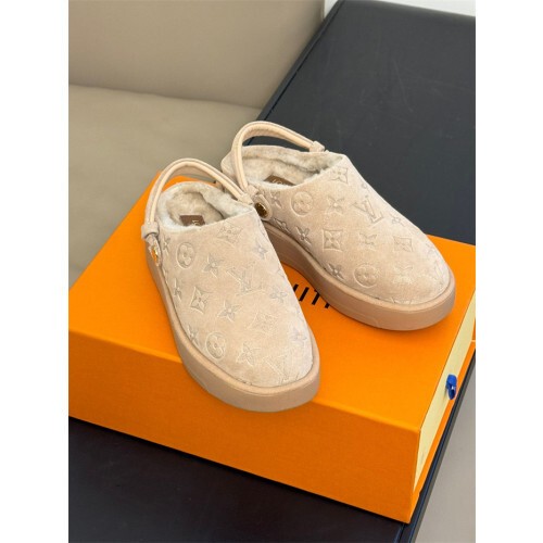  루이비* 여성용 털 단화 l47680