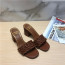  발렌티* 여성용 슬리퍼(굽높이6cm) v43012-2