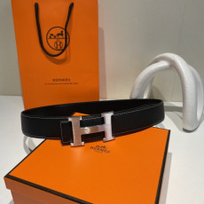 hermes 에르메* 벨트 남성용 금장,은장 (3.8cm) h100