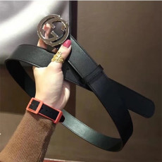 구* 인터로킹 g 버클 가죽 벨트 40mm 370543-61