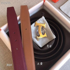에르메* 양면 벨트 넓이 32mm h0123-1