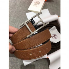 에르메* 남성용 양면벨트 32mm 3025-4