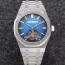 오데마피* 로얄오크 2018 sihh 뚜르비옹 블루다이얼 / 브슬 royal oak 2018 sihh ss tourbillon r8f blue sunburst tapisserie dial on ss bracelet