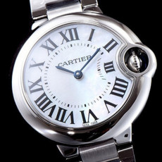  까르띠* 발롱블루 28mm 쿼츠-13 w6920084