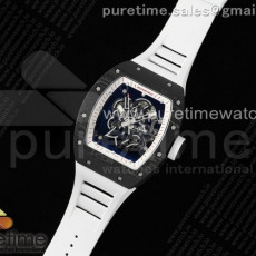 리차드 밀 rm055 ntpt zf 11 white bezel white crown