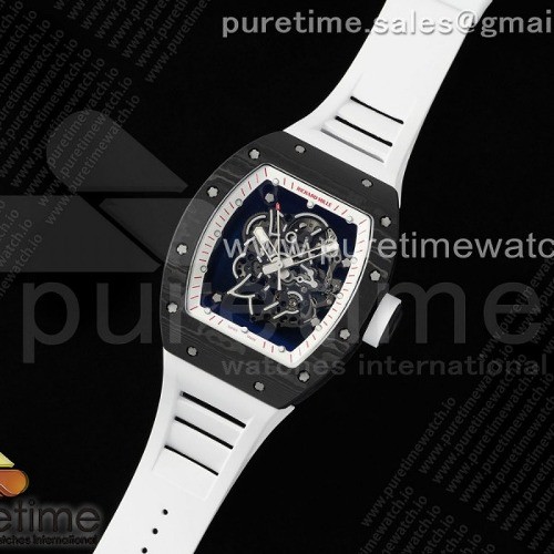 리차드 밀 rm055 ntpt zf 11 white bezel white crown