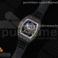 리차드 밀 rm055 ntpt zf 11 gold bezel black crown