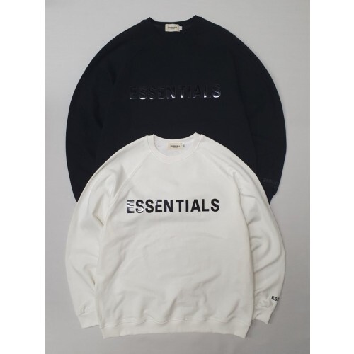 essentials 에센셜 나염 맨투맨