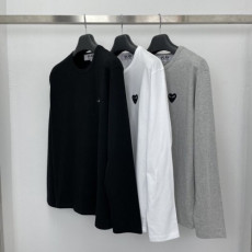 comme des garco** 꼼데가르* 블랙와펜 롱슬리브 긴팔티셔츠