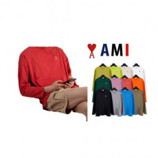ami 아미 루즈핏 슬라브 긴팔티