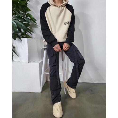 essentials fog 에센셜 배색 후드